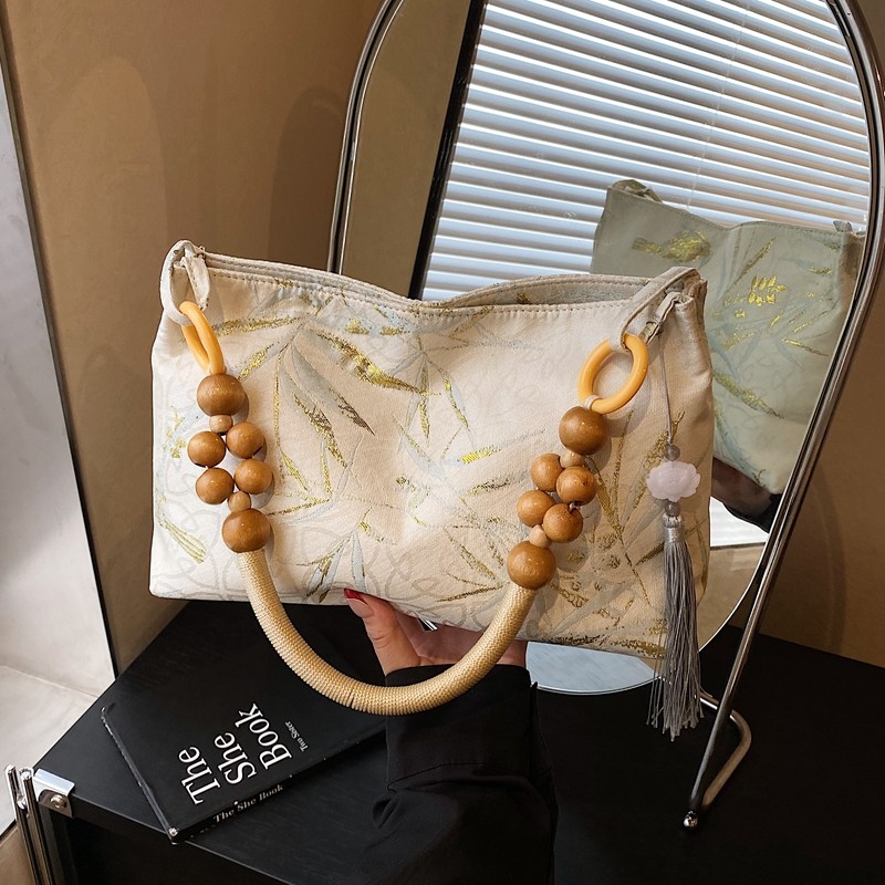 新中式国风帆布包包女2025新款秋冬休闲百搭单肩腋下包出门小拎包,箱包皮具/热销女包/男包,通用款女包,淘宝优惠券,粉丝福利购,淘宝优惠卷