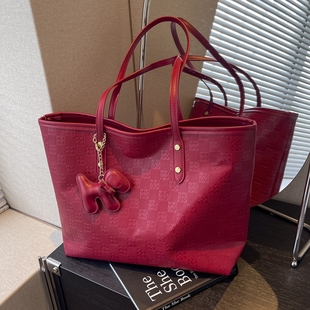 婚包大容量包包女包平时可用红包红色结婚新娘手提包大容量托特包