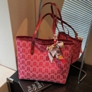 新中式 大容量单肩托特包红色结婚新娘包礼金袋 喜字婚包女2025新款