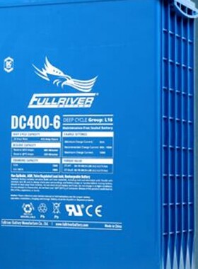 丰江蓄电池DC400-6动力铅酸6V400AH牵引车推高车免维护电瓶