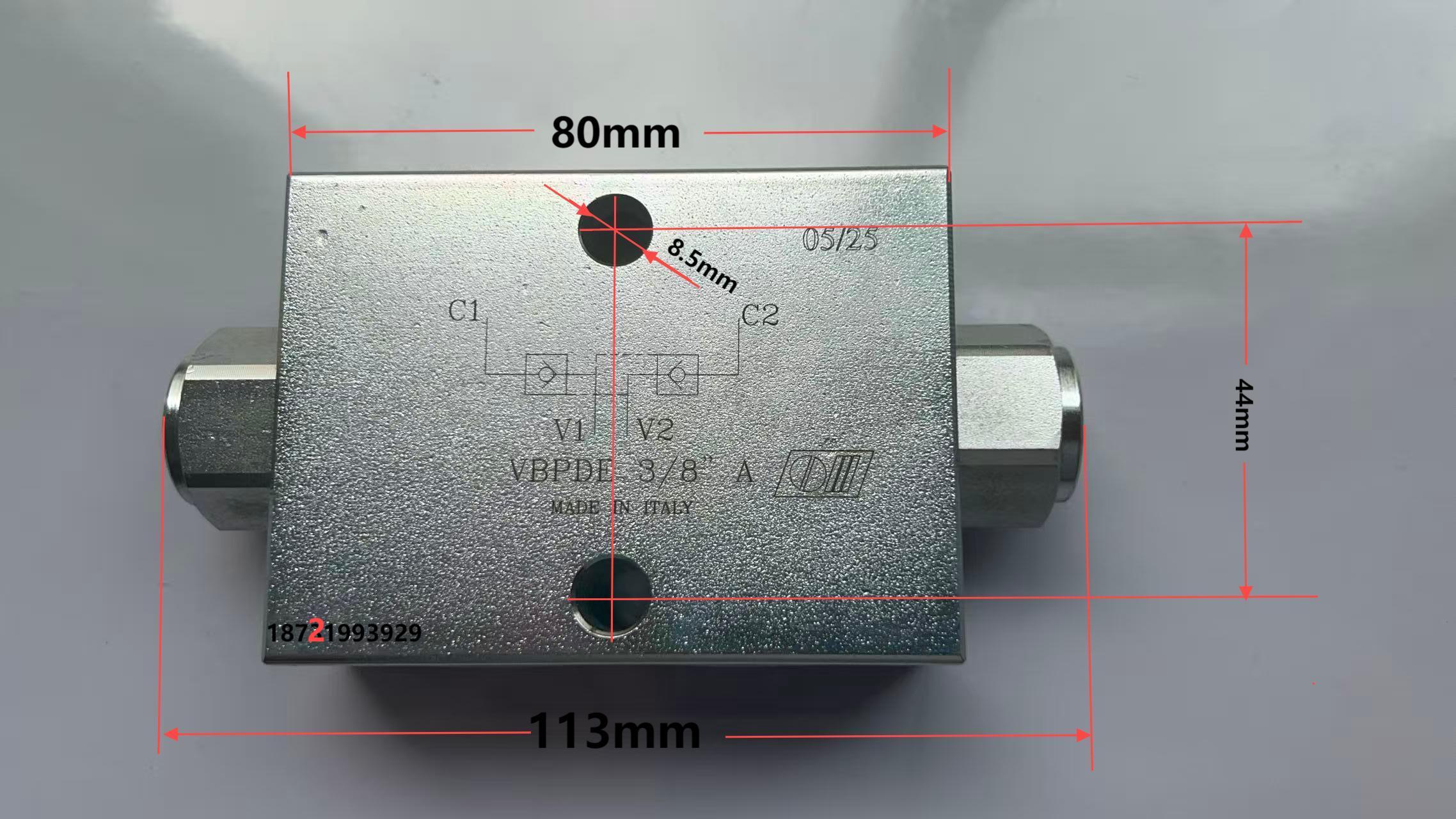 OM01 V0180意大利OM 品牌管式双向液压锁 VBPDE 3/8 A 现货供应