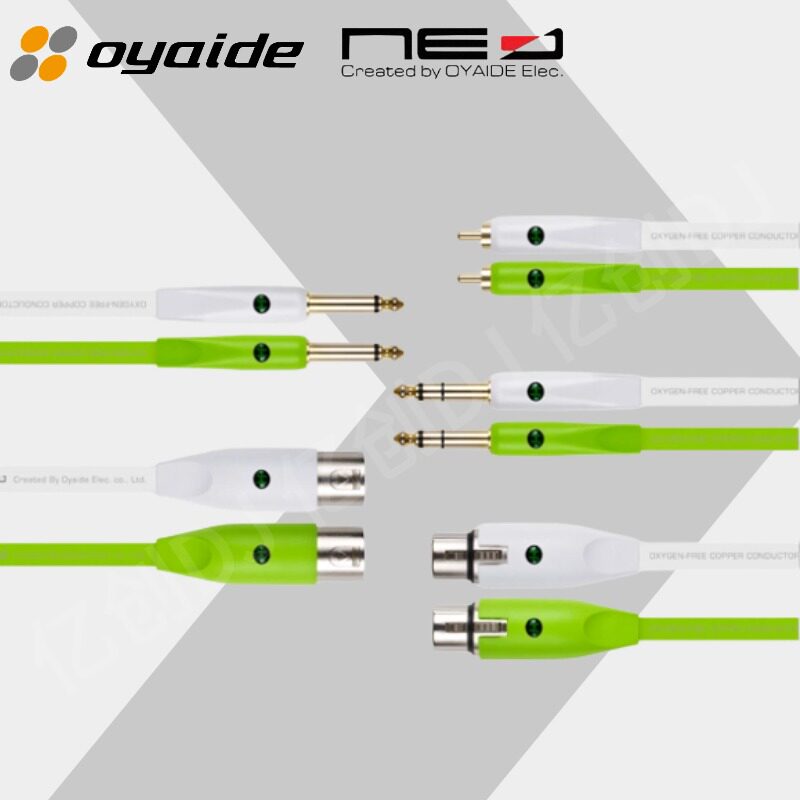 OYAIDE欧亚德NEO d+ ClassB DJ音频线RCA莲花TRS大三芯XLR卡农线