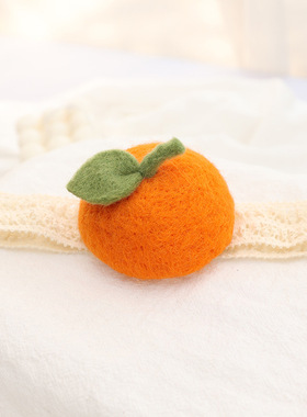 宝宝新生儿百天婴儿发带发饰发圈可爱超萌护囟门头饰大弹力不勒头