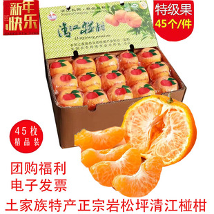 宜昌正宗长阳清江岩松坪椪柑当季新鲜手剥45枚特级礼盒农产品顺丰