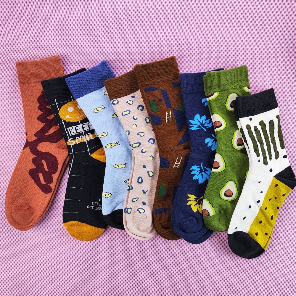 半价5双装潮创意韩版优雅网红女不起球防臭脚袜子花边中筒秋冬,女士内衣/男士内衣/家居服,中筒袜,淘宝优惠券,粉丝福利购,淘宝优惠卷