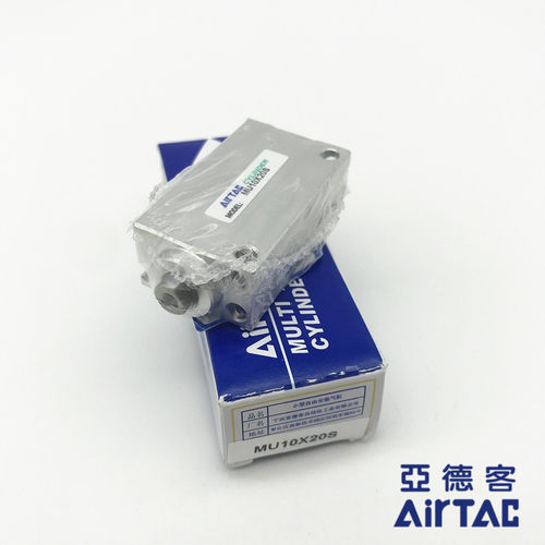 亚德客原装小型微型小气缸MU4 6 8 10 12X4X5X6X8X10X15X20X25-S