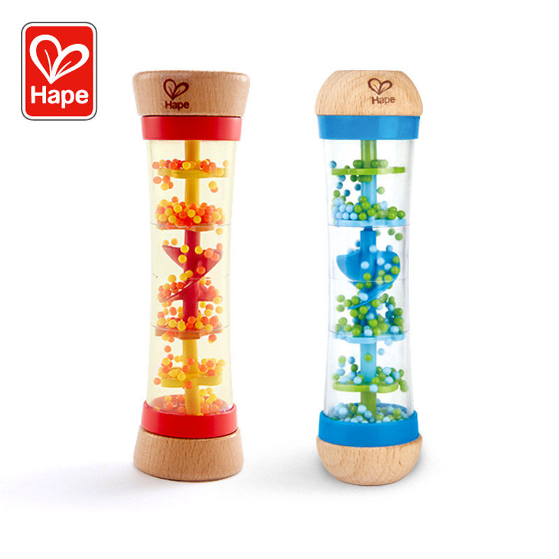 Hape 趣味安抚沙漏游戏 摇铃 宝宝婴儿益智早教玩具0-1-2-3岁
