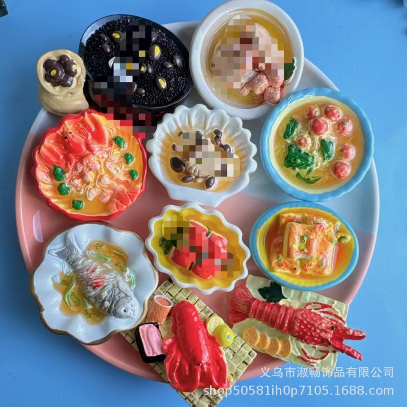 【老师推荐】大号仿真食玩盘子面