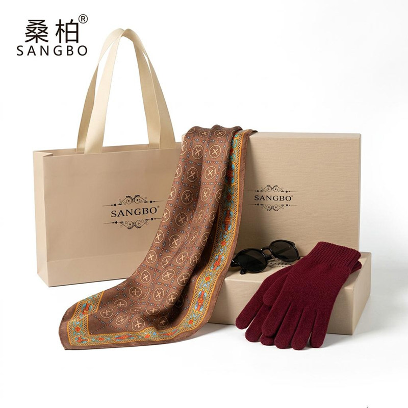 桑柏SANGBO中方巾*羊毛手套礼盒