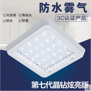 厨房灯洗手间阳台吸顶灯厨卫灯卫生间洗手间灯防水厕所浴室灯明装