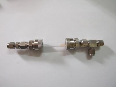 微型反应器接头不锈钢变径玻璃管