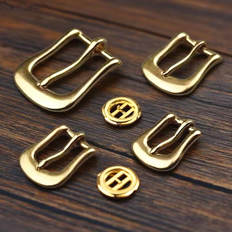 五金25mm铜本色老约翰环保针扣