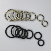 老约翰五金圈环保亮镍色合金圈拎圈环圈20 40手袋O圈