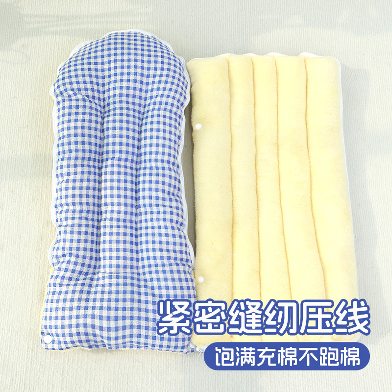 四季通用拆洗房子窝封闭式猫床冬季猫咪保暖睡袋加绒加厚小型狗窝