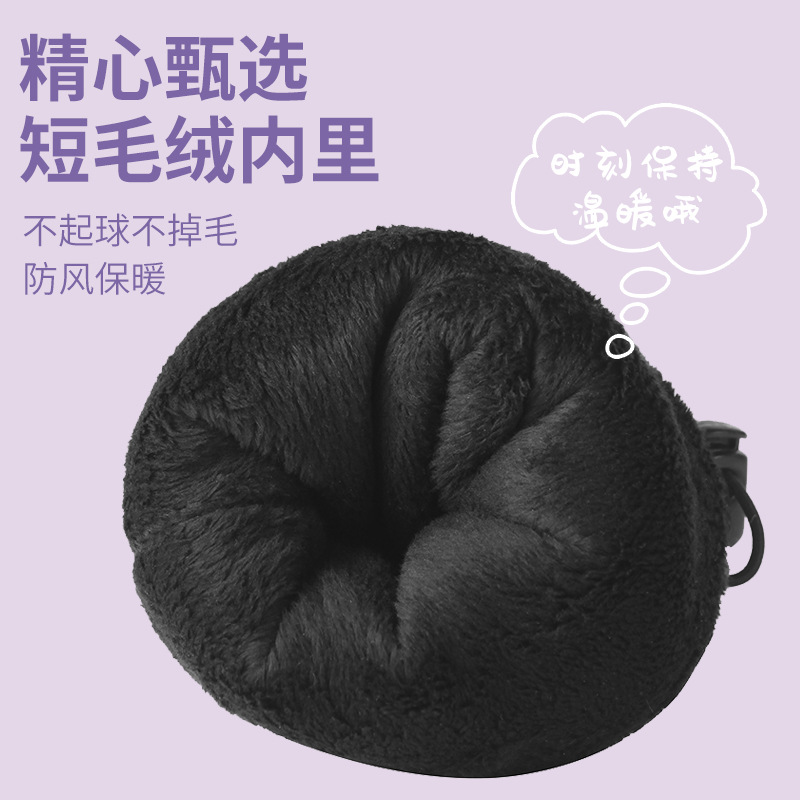 冬季儿童滑雪手套连指闷子卡通男女小孩玩雪防水加厚加绒保暖防风