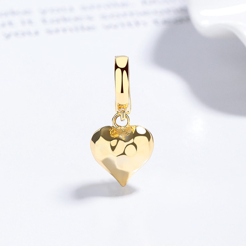 925银爱心吊坠女ins饰品小众设计感饰品女高级感银饰配件生日礼物