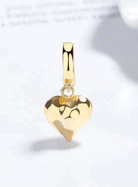 925银爱心吊坠女ins饰品小众设计感饰品女高级感银饰配件生日礼物