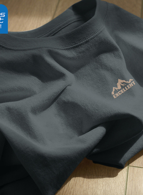 真维斯纯棉短袖t恤男2026新款夏季运动透气男士上衣美式半袖男款L