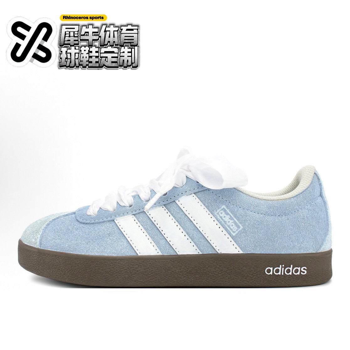 【定制球鞋】adidas neo VL 海滨假日 喷绘 芭蕾风 蝴蝶结 HQ1802