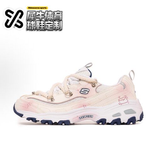 【定制球鞋】Skechers斯凯奇 桃之夭夭 手绘 米粉色 99999863-WNV