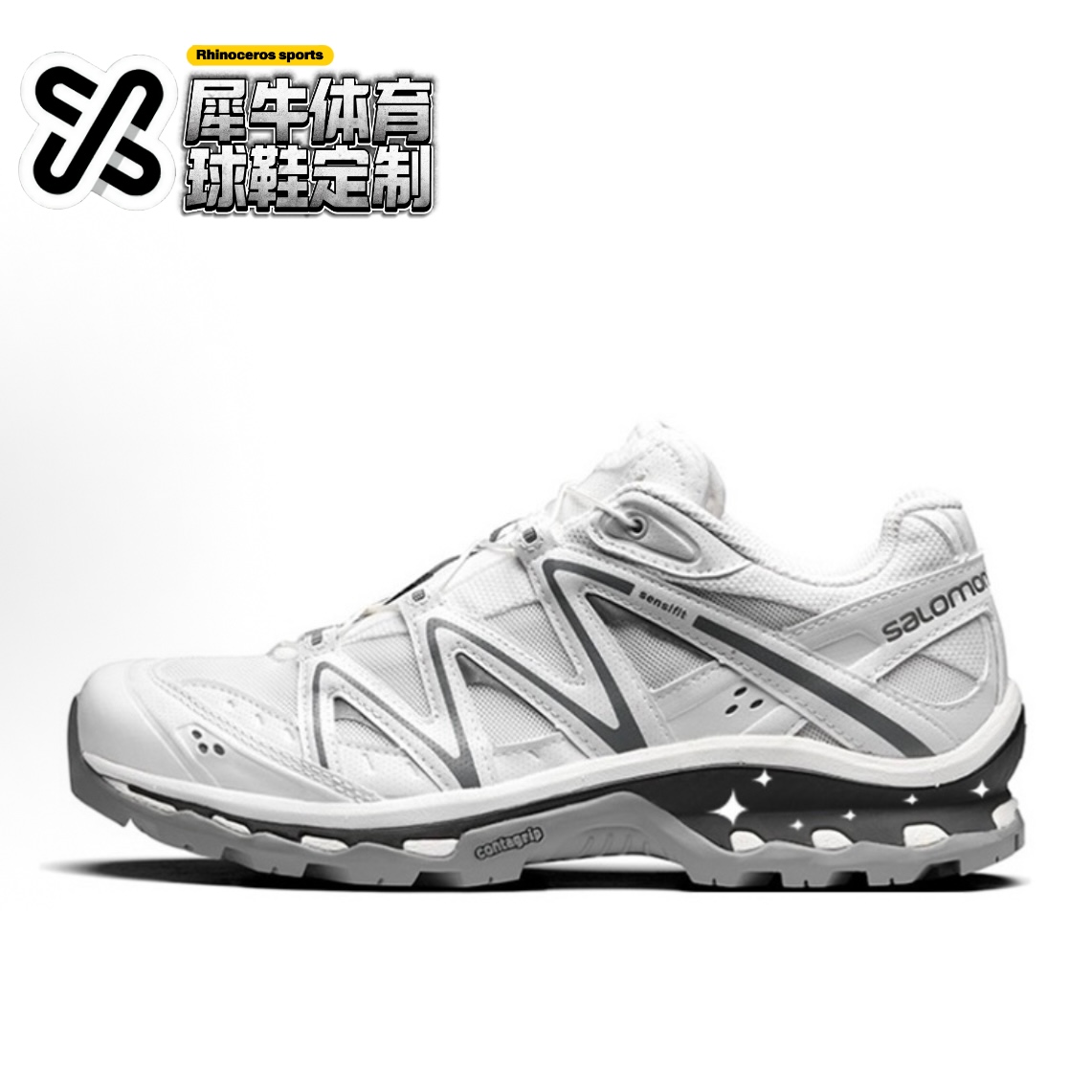 【定制球鞋】SALOMON萨洛蒙 星池 手绘 涂鸦 黑白灰 410523