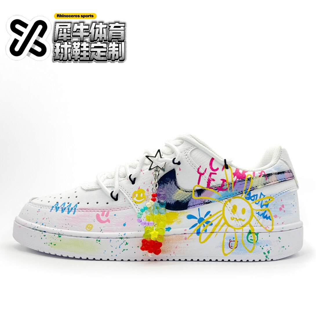 NikeCourtVision定制低帮板鞋