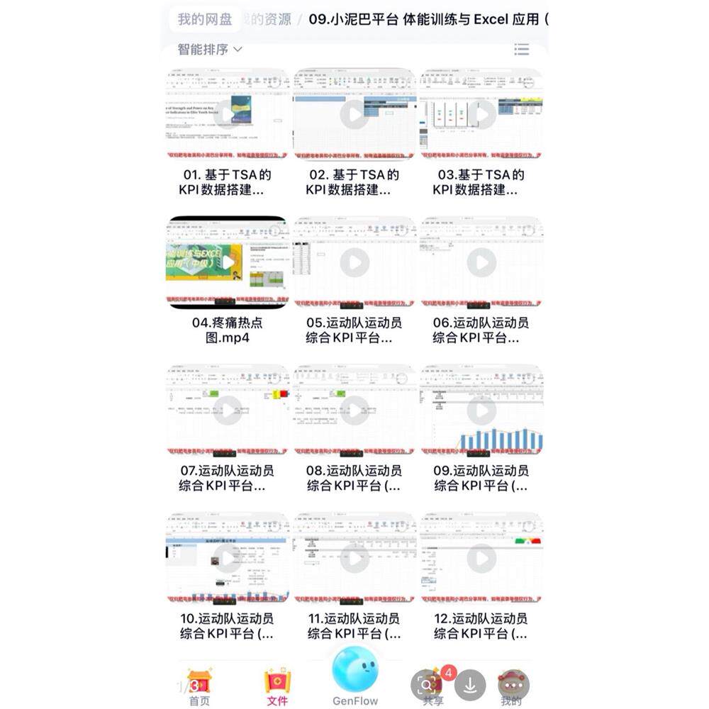 小泥巴体能训练与Excel应用 ACWR计算负荷运动员KPI搭体能训练师