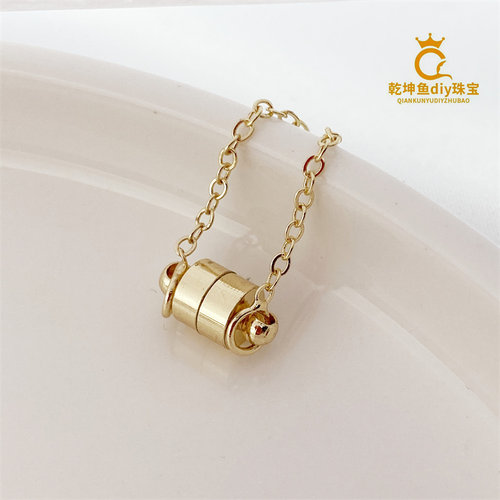 14K包金磁吸扣磁铁扣连接扣diy