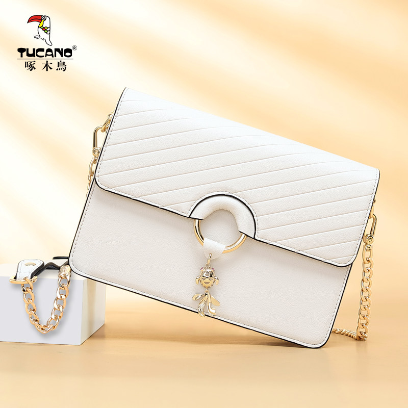 啄木鸟包包女包2020新款潮夏季时尚女士单肩链条包斜挎小方包百搭