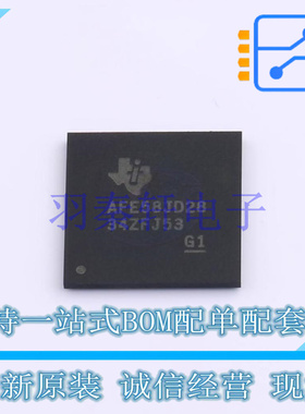 模拟前端(AFE) AFE58JD28ZAV NFBGA-289(15x15) TI 全新原装进口