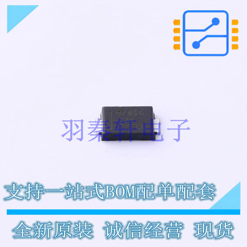 瞬态抑制二极管(TVS) SMA4F58AY SMA-flat ST 全新原装进口