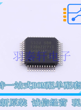 单片机(MCU/MPU/SOC) TMS320F28027FPTTR LQFP-48(7x7) TI 全新原