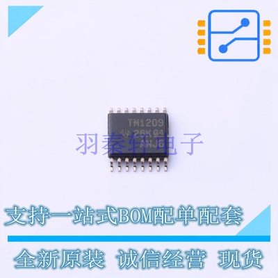 模拟开关/多路复用器 TMUX1209PWR TSSOP-16 TI 全新原装正品