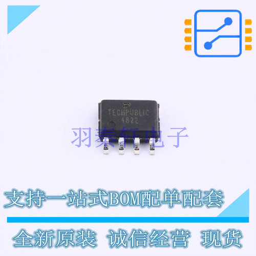 场效应管(MOSFET) AO4822 SOP-8 TECH PUBLIC 全新进口