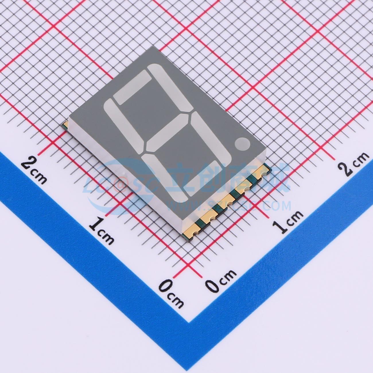 贴片LED数码管GS5612AW-G 19x12.5mm可开票