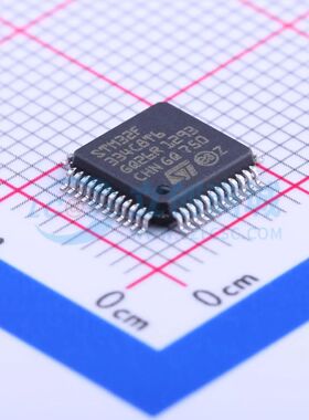 全新STM32F334C8T6单片机LQFP-48(7x7) 72MHz 32 Bit 64KB 可开票