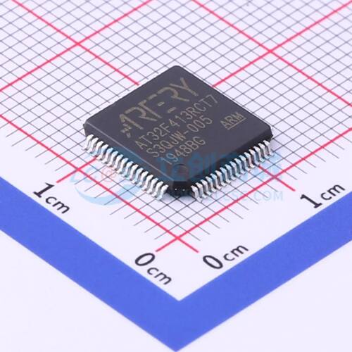 全新AT32F413RCT7单片机LQFP-64(10x10) 200MHz 256KB 可开票