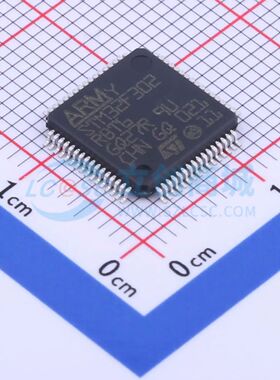 全新STM32F302RBT6单片机LQFP-64(10x10) 72MHz 32 Bit 128KB