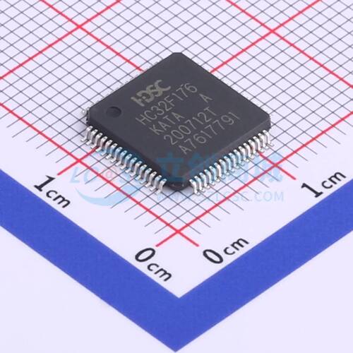 全新HC32F176KATA-LQFP64单片机LQFP-64(10x10) 48MHz 128KB
