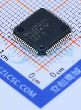 全新MSP430F4152IPMR单片机LQFP-64(10x10) 8MHz 16 Bit 16KB