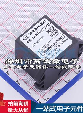 全新正品HFE80V-20C/450-12-HTQ2J(JAC) - 功率继电器质量保证