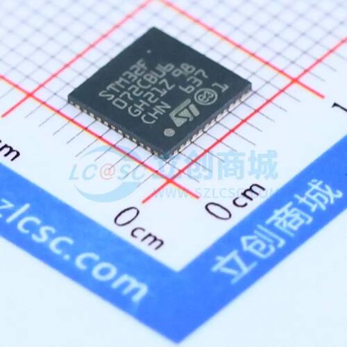 全新STM32F072CBU6单片机UFQFPN-48(7x7) 48MHz 32 Bit 128KB
