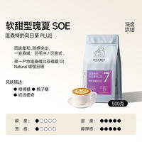 Doushu Winsant's Sunflower Deep-roasted fresh premium espresso coffee beans and black coffee powder 500g thumbnail 3