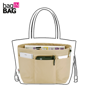 内胆包饺子包整理适合龙骧大号中号neverfull内袋托特包内胆包