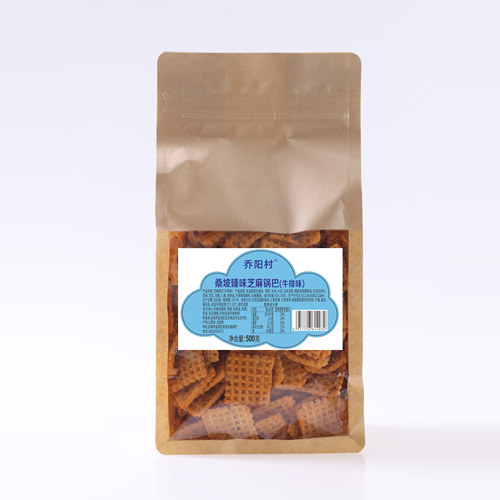 乔阳村黑芝麻牛排味锅巴桑坡锅巴