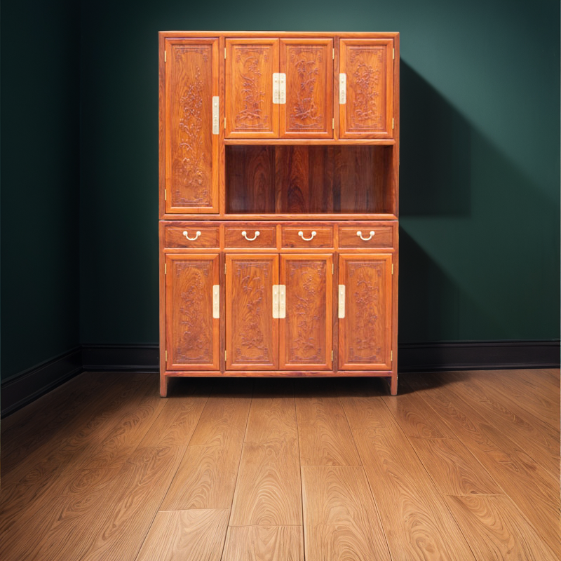 红木鞋柜刺猬紫檀花梨木家用有门门口实木新中式四门玄关鞋柜收纳