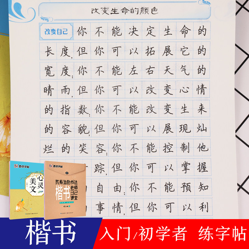 荆霄鹏楷书字帖硬笔临摹练字大学生初学者高中生钢笔字帖楷书入门小学