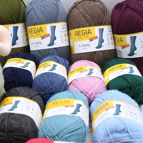 Regia羊毛毛线可机洗柔软不扎肉