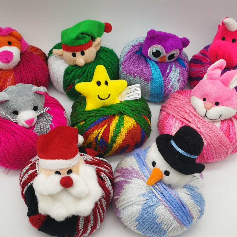 DMC帽子diy编织材料包中粗毛线