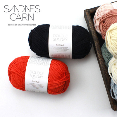 挪威SANDNESGARN毛线中粗羊毛线